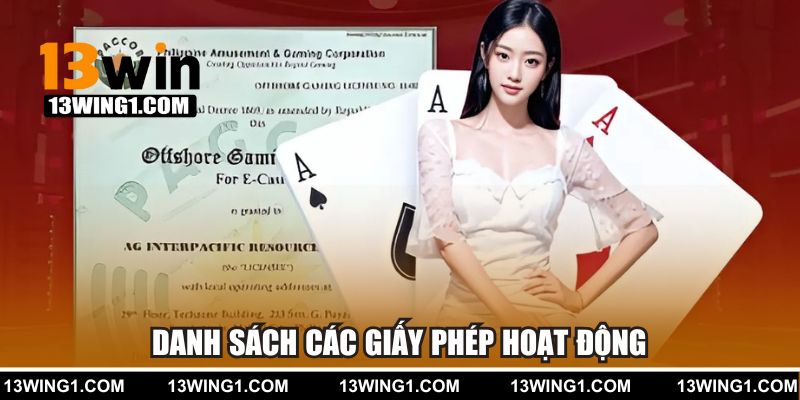 Giới thiệu 13WIN và các giấy phép hoạt động hợp pháp